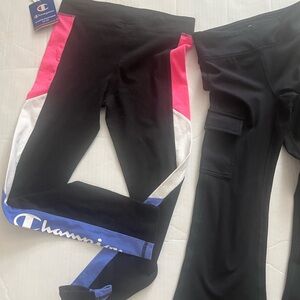 NWT Champion Kids Leggings - Black, Pink, Blue, White